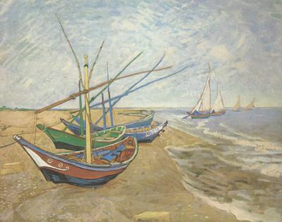 Fishing Boats on the Beach at Saintes-Maries (nn04)